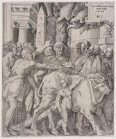 KG 00020
<br/>
Romulus bepaalt de muren van Rome
<br/>
<em>Greco, Michele (Grechi, Lucchese, Lucchesi) (1529?-na 1604)</em>